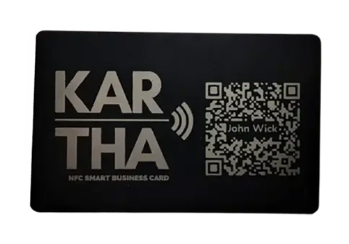 Tarjeta de presentación NFC Black Card